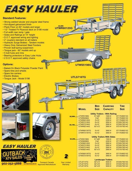 EASY HAULER TRAILERS! alt