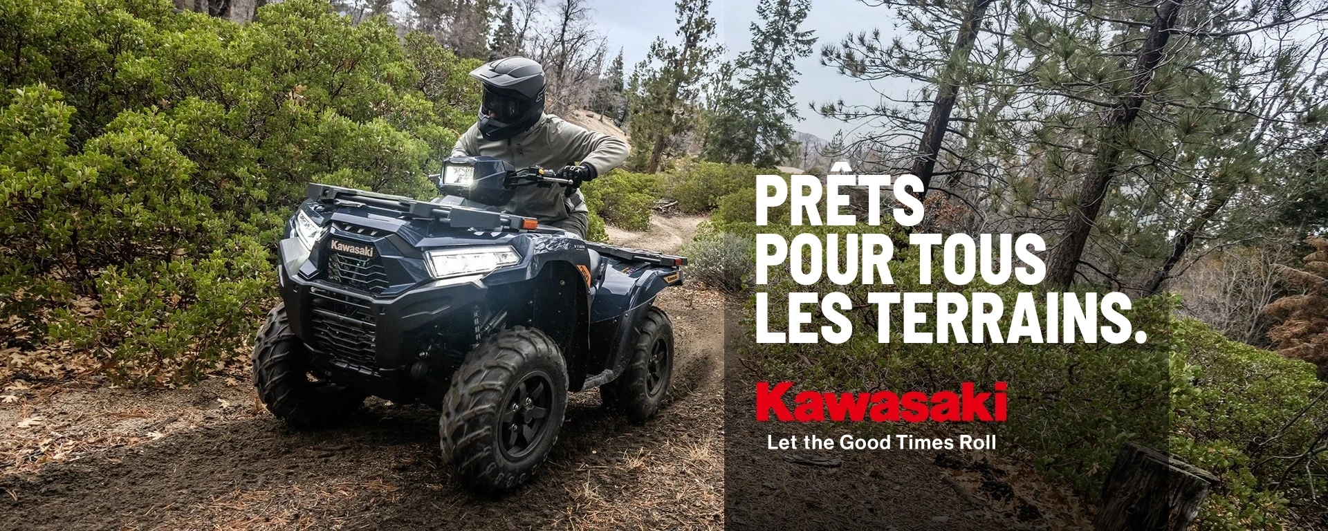 Prêts pour tous les terrains. alt