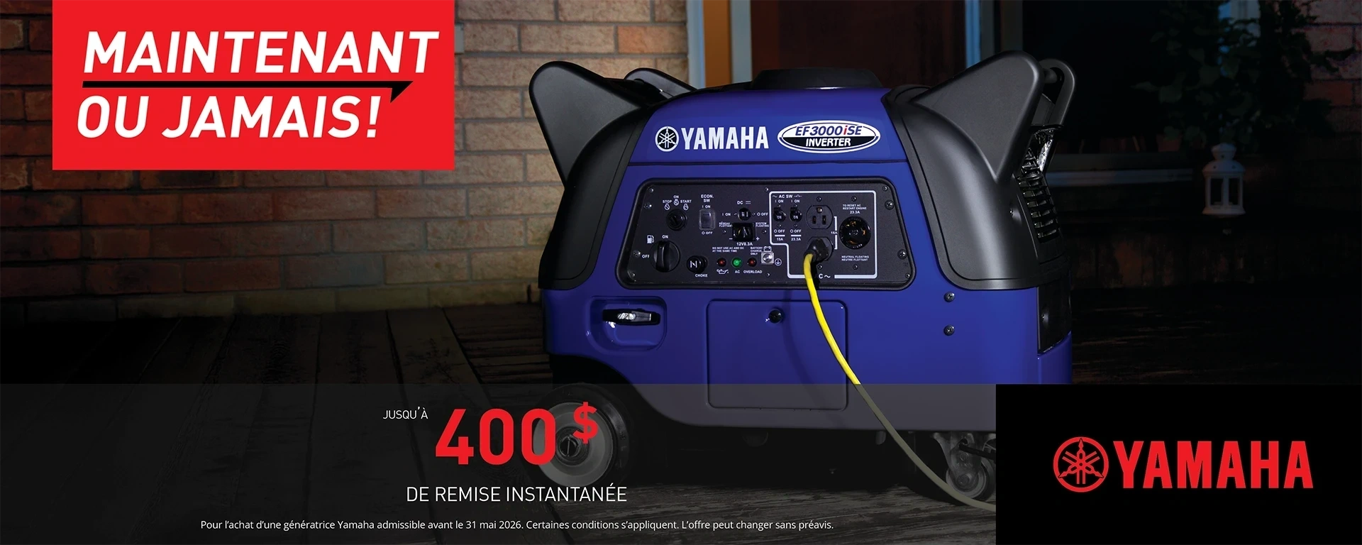 Génératrice – Maintenant ou jamais alt