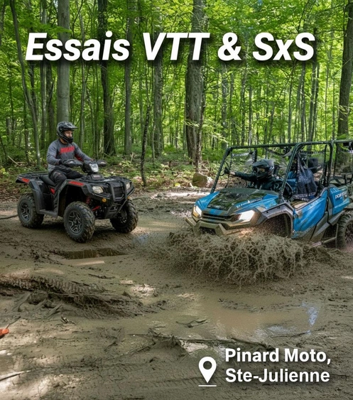 Essais Honda TRX520 Rubicon DCT Deluxe ou Pioneer SXS1000 5 Places Juillet/Août/Septembre/Octobre 2025 alt