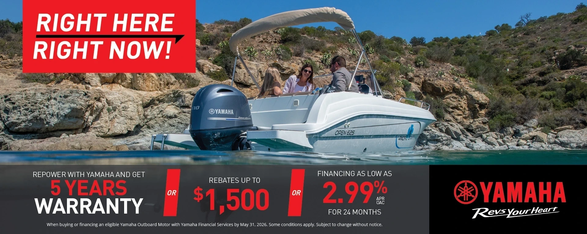 Boat Packages – Right Here Right Now alt
