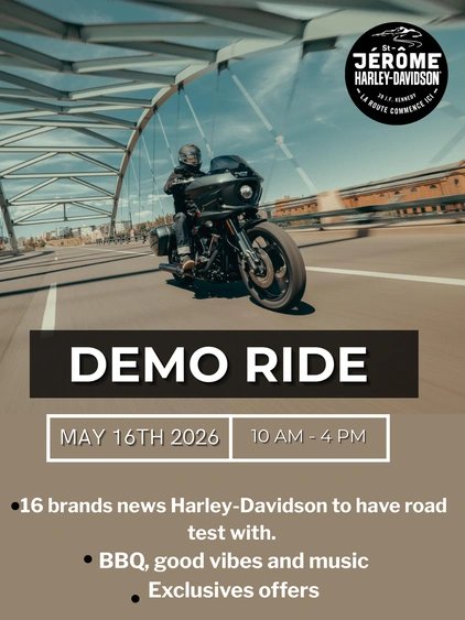 Demo ride day of new 2026 Harley-Davidson models! alt