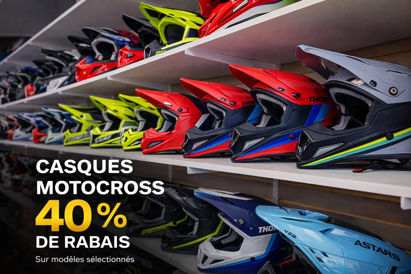 Casques de motocross à 40 % de rabais chez RM Motosport alt