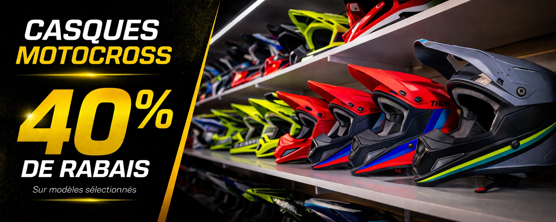 Casques de motocross à 40 % de rabais chez RM Motosport alt