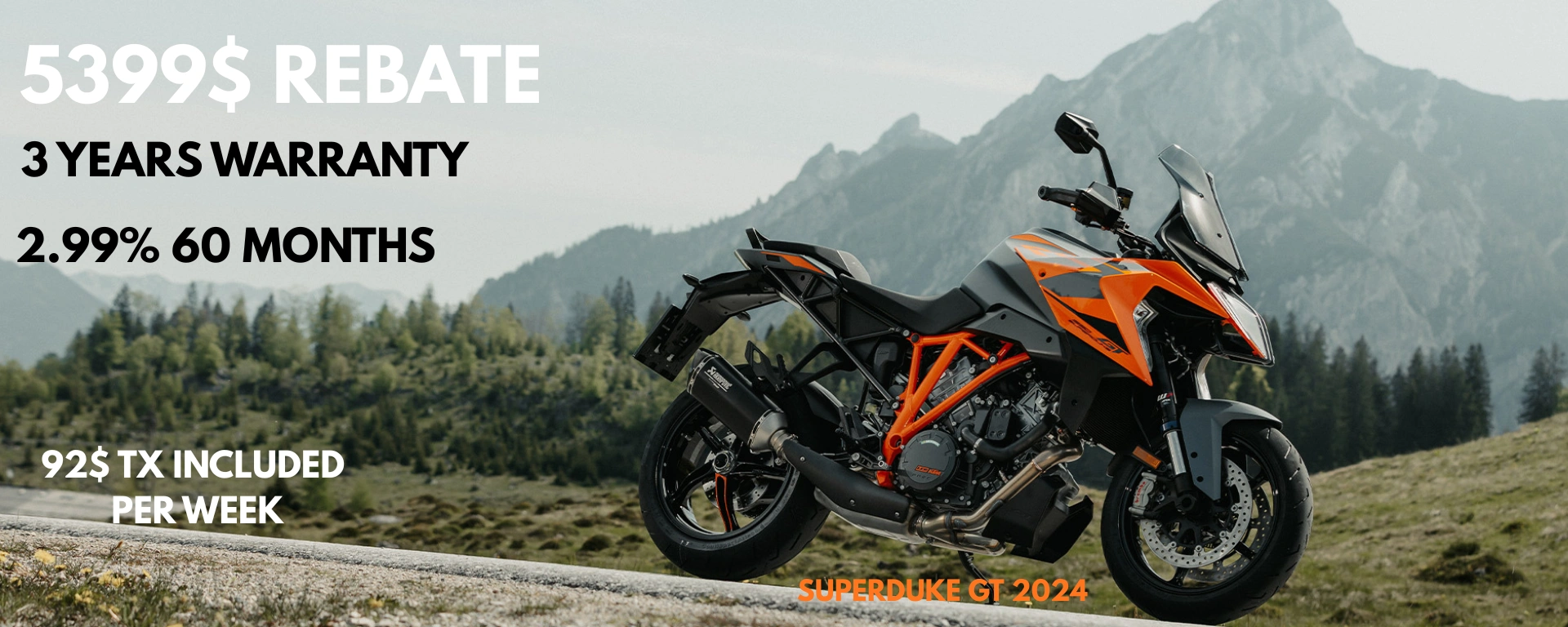 SUPERDUKE GT IN CLEREANCE alt