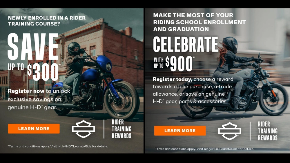 RIDER TRAINING REWARDS alt