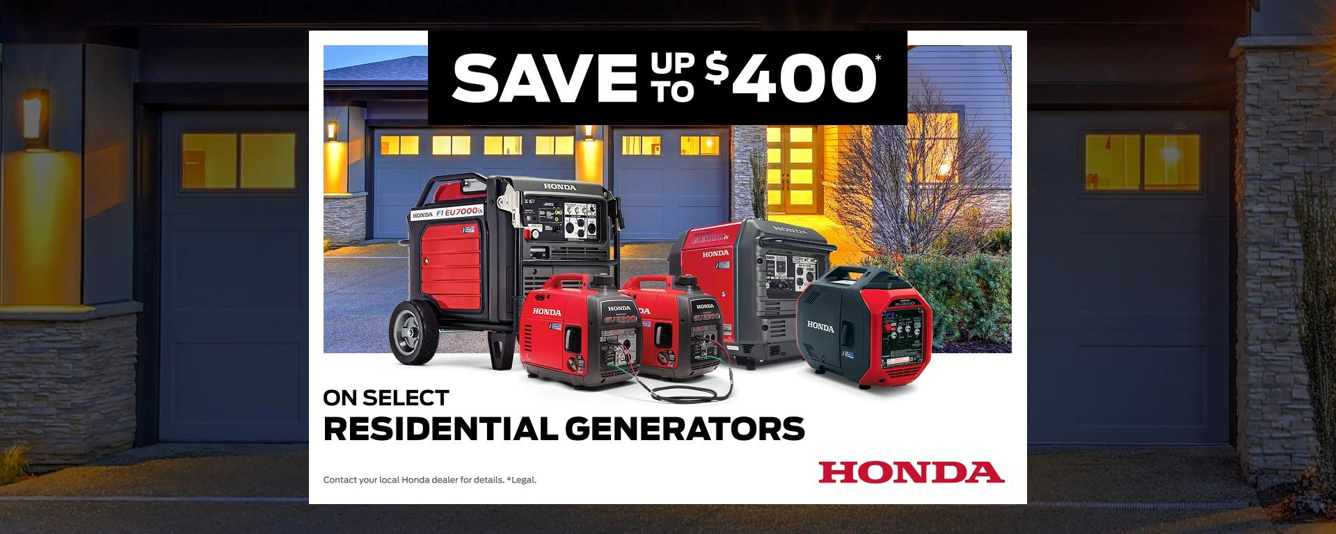 Honda Generators alt