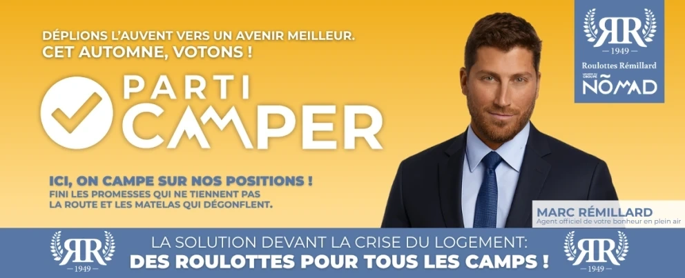 Cet automne, votons: Parti Camper! alt