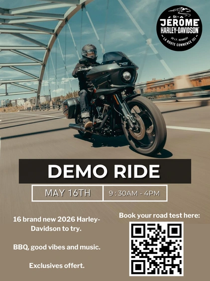 Demo ride day of new 2026 Harley-Davidson models! alt