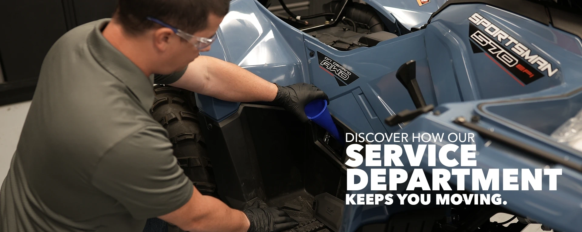 Discover how our service department keeps you moving. alt
