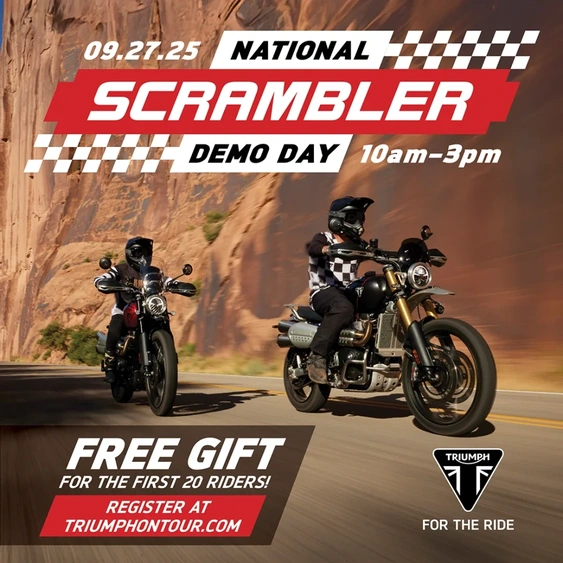 Journée nationale d’essais Triumph Scrambler alt