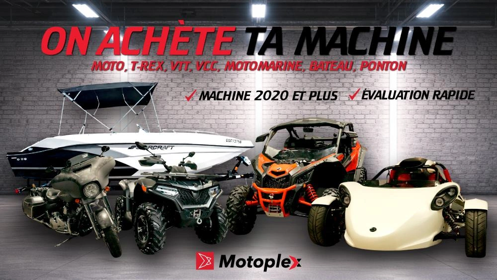 On achète ta machine : Moto, T-Rex, VTT, VCC, Motomarine, Bateau, Ponton alt