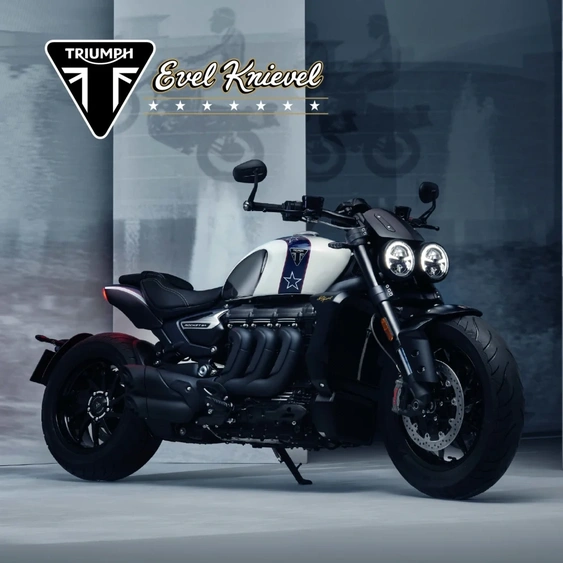 Triumph Rocket 3 R Evel Knievel Edition 2025 alt