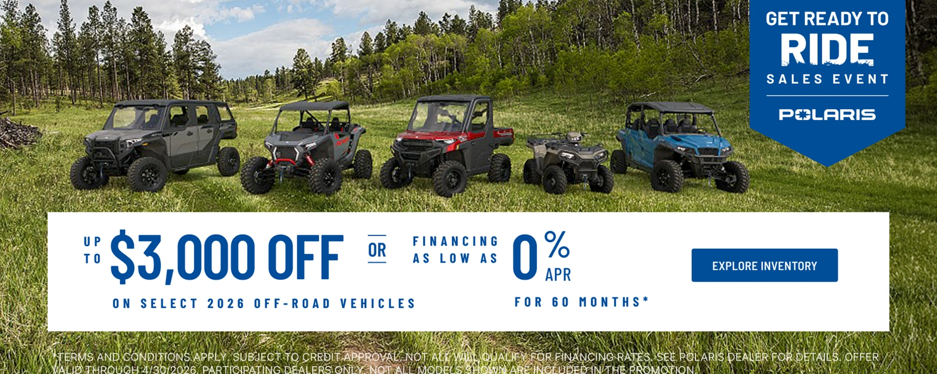 POLARIS ORV GET READY TO RIDE MAY EVENT alt