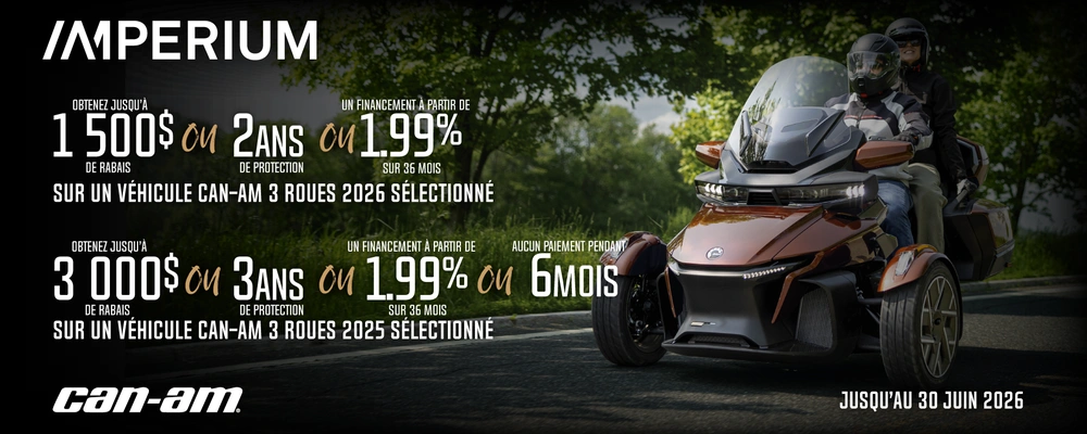 Promo Can-Am 3 roues alt
