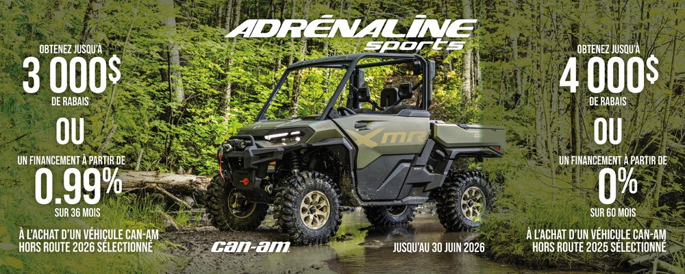 Promo Can-Am hors route alt