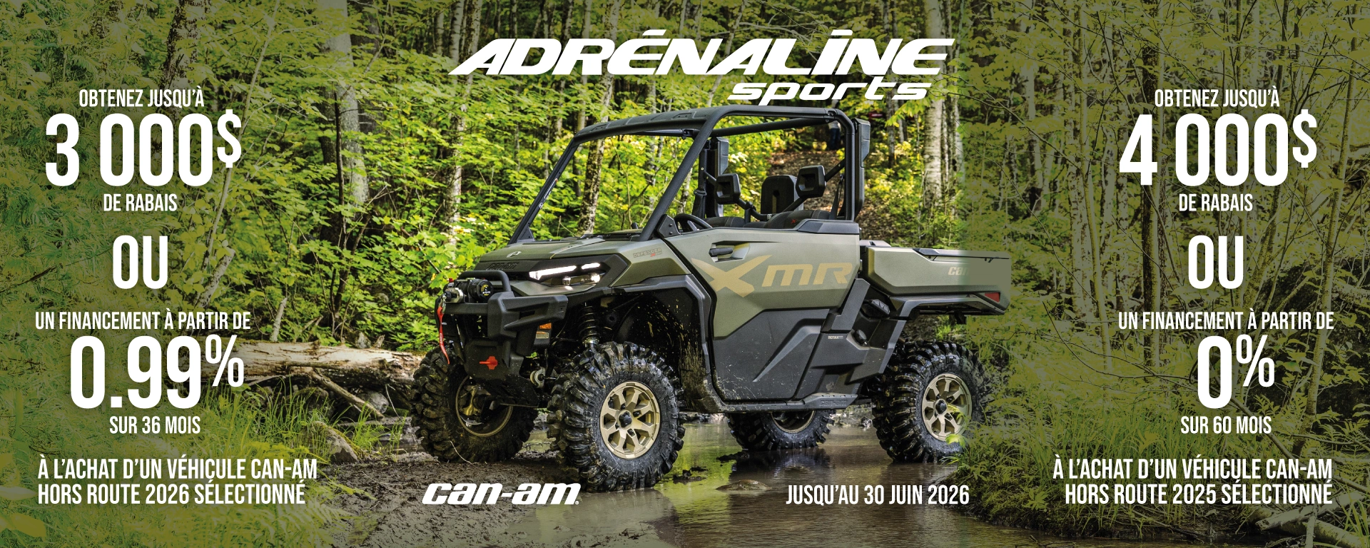 Promo Can-Am hors route alt