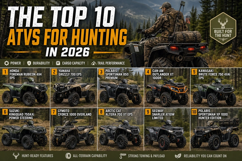 Top 10 ATVs for Hunting & Property Work 2026 alt