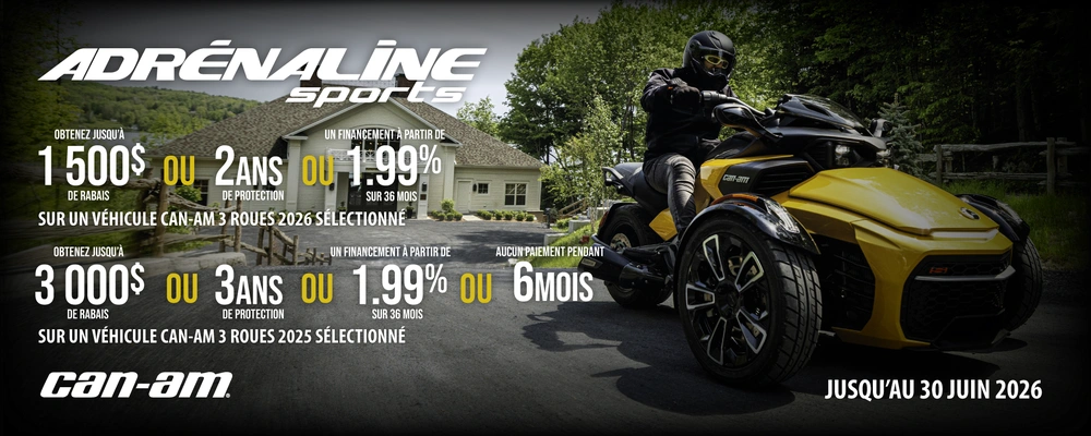 Promo Can-Am 3 roues alt