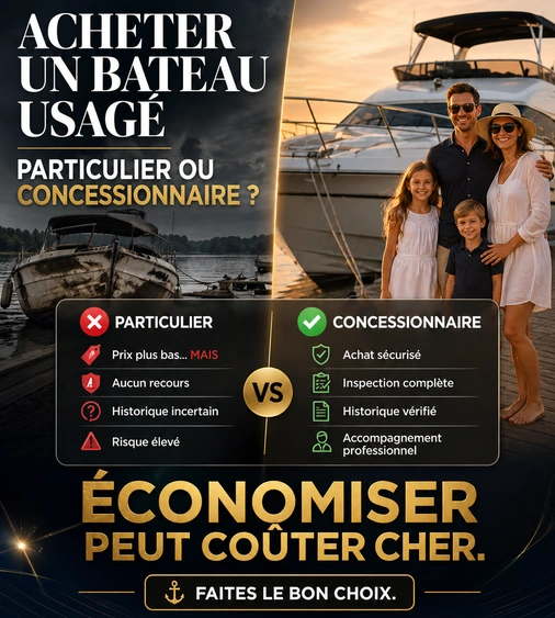 Acheter un bateau usagé : Particulier ou Concessionnaire ? alt