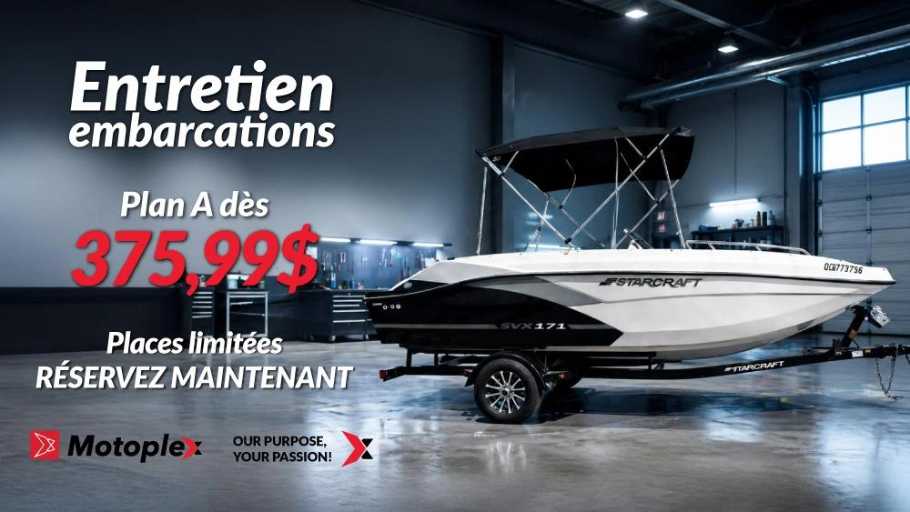 Entretien de bateau Mirabel — Plan A 375,99 $ alt
