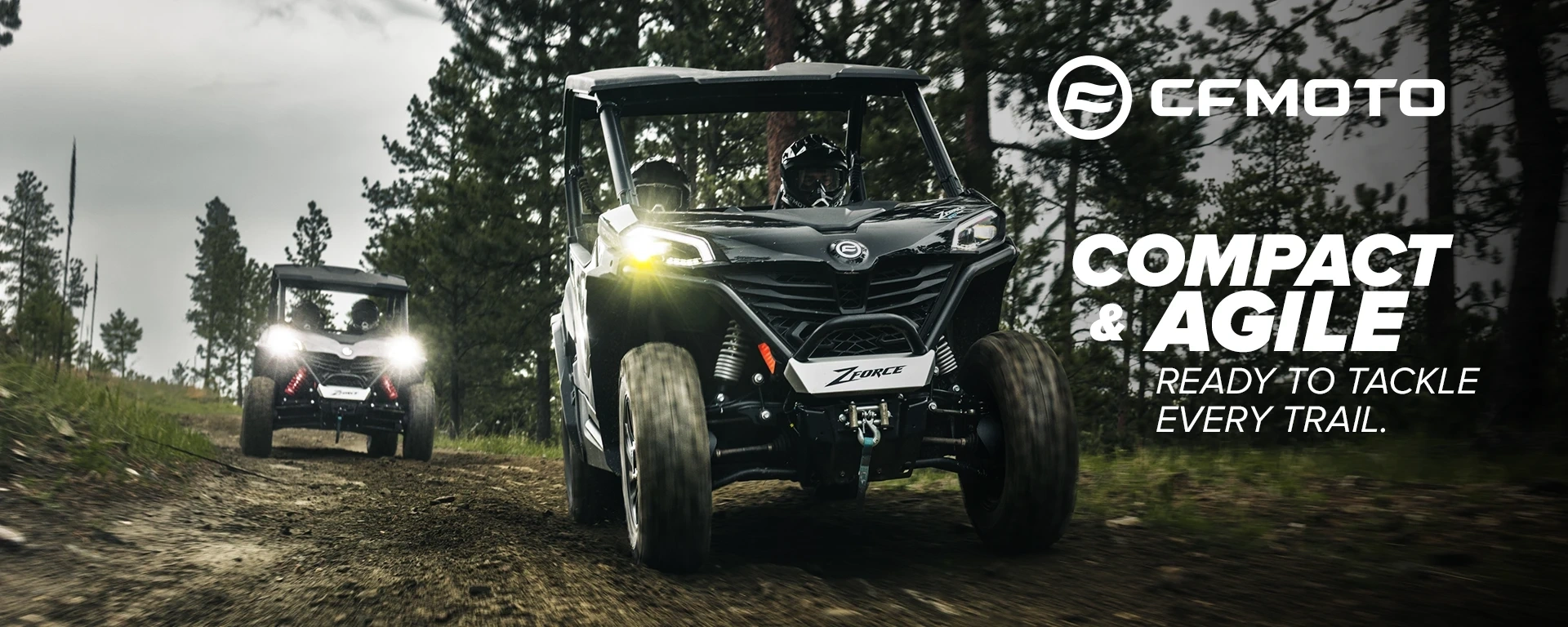 Compact and agile, ready to tackle every trail. alt
