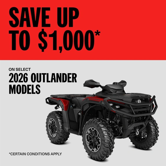 SAVE ON CAN-AM OUTLANDERS alt