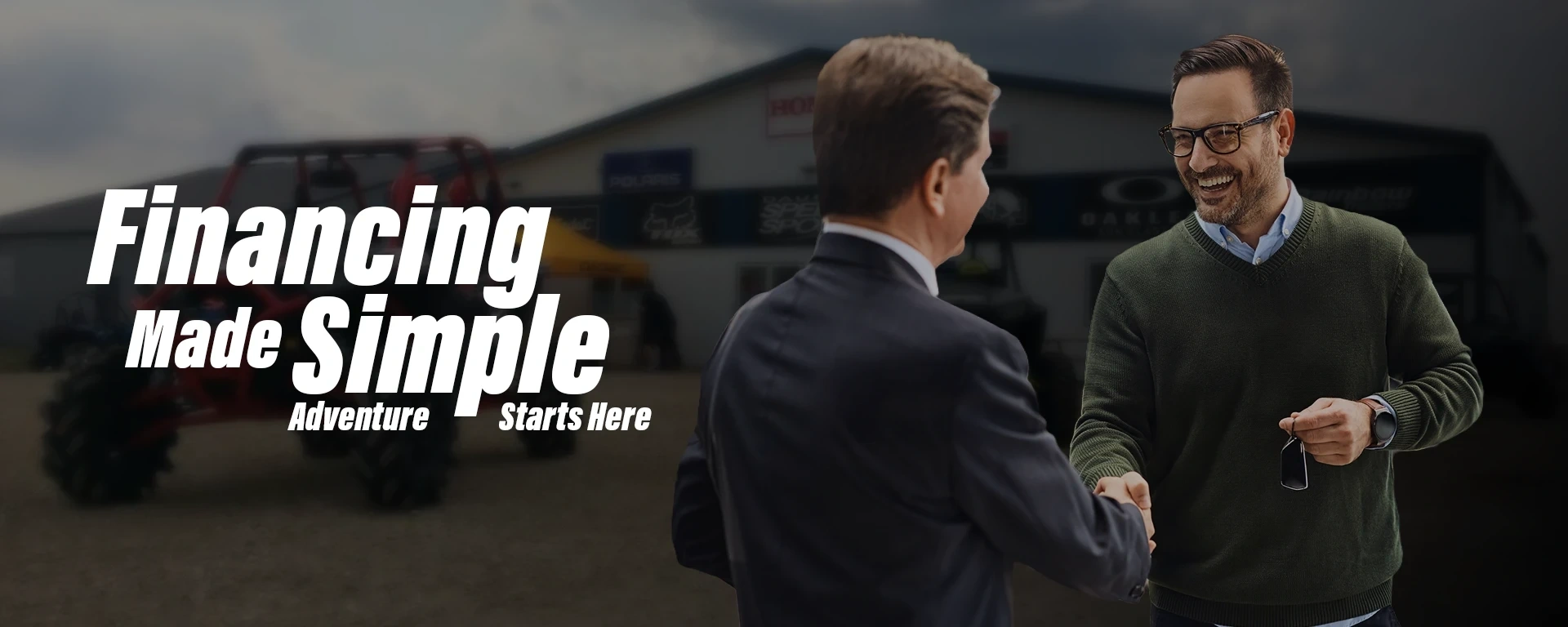 Financing Made Simple, Adventure Starts Here alt