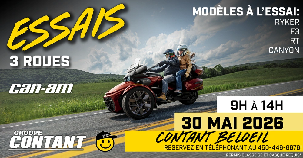 ESSAIS DE VÉHICULES 3 ROUES À BELOEIL alt