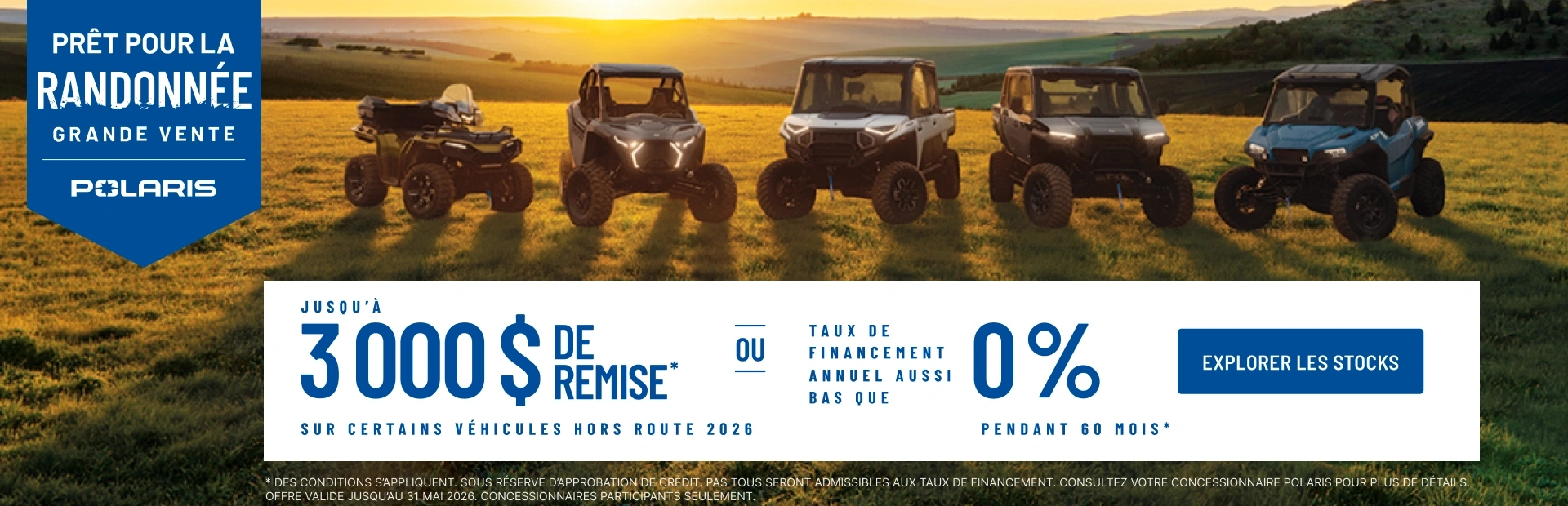 Prêt pour la randonnée - Grande Vente