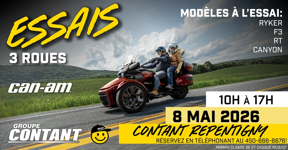ESSAIS DE VÉHICULES 3 ROUES À REPENTIGNY alt