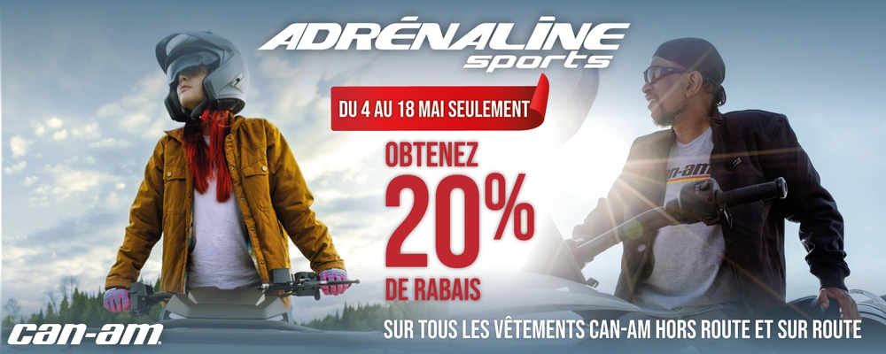 Promo Can-Am vêtements alt