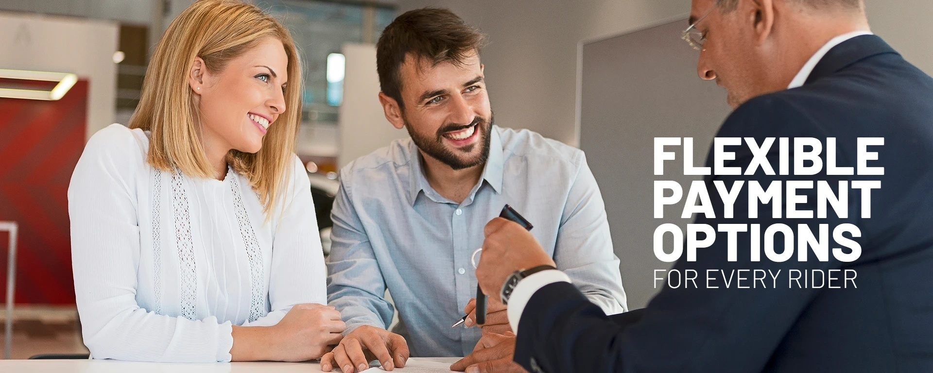 Flexible payment options for every rider alt