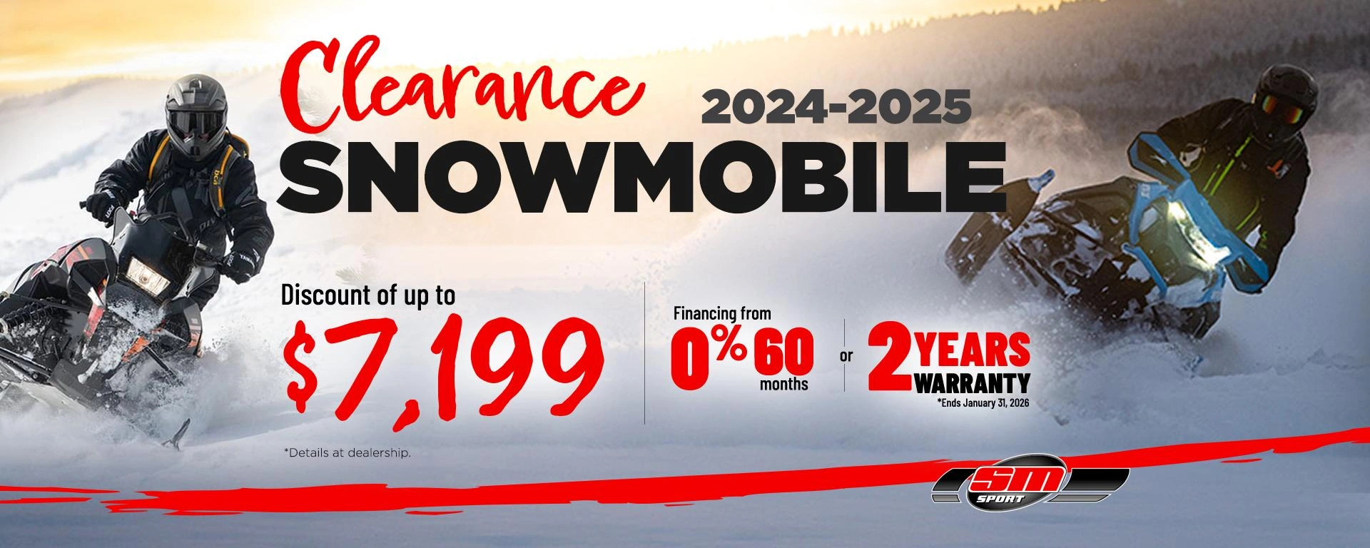 Clearance Snowmobile 2024-2025 alt