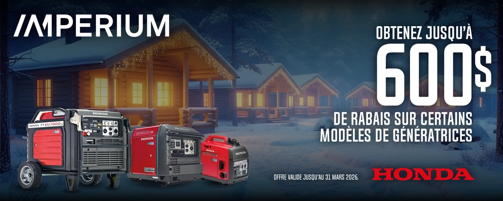 Promo Honda Génératrices alt