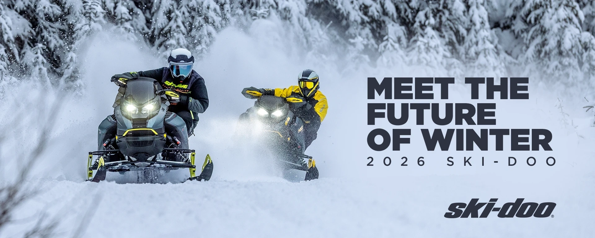 Meet the future of winter: 2026 Ski-Doo. alt
