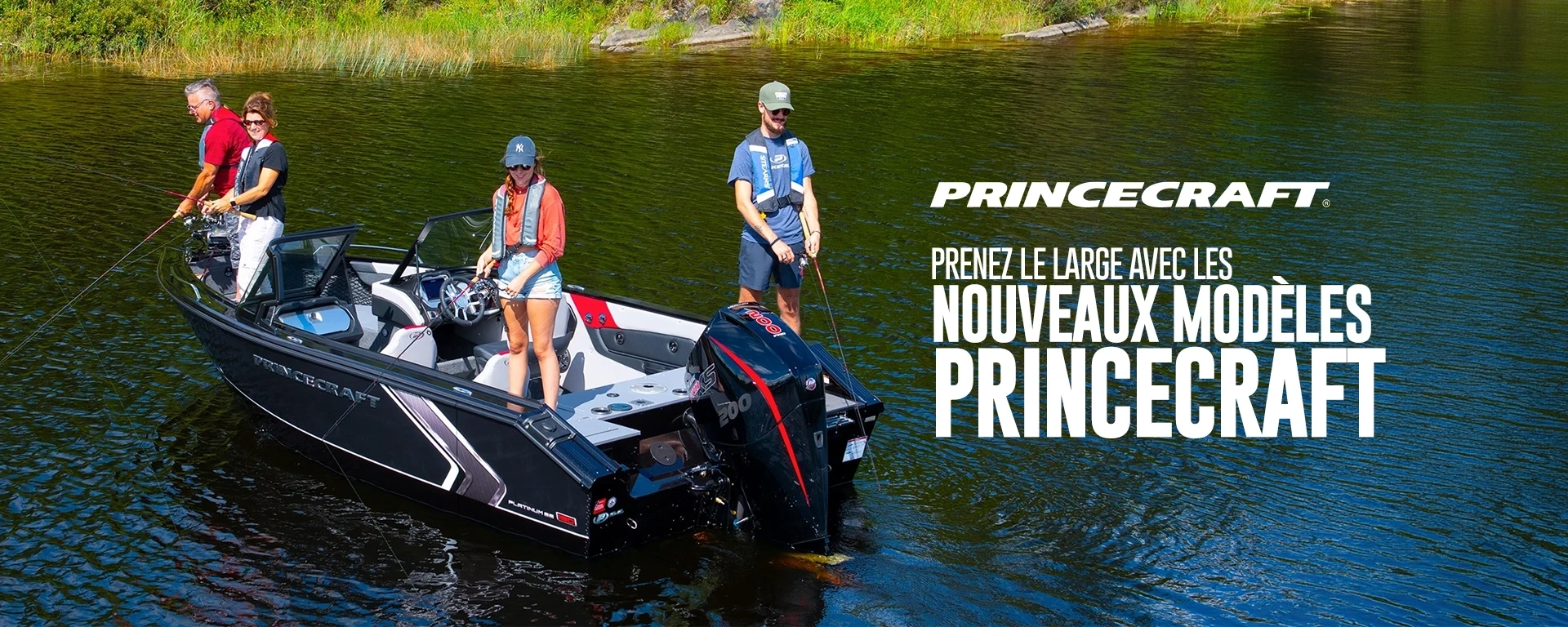 Prenez le large avec les nouveaux modèles Princecraft alt