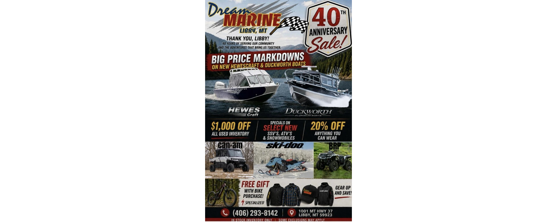 40th ANNIVERSARY SALE! alt