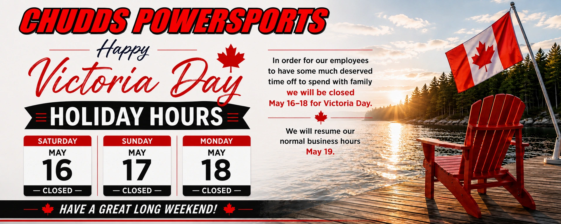Victoria Day 2026 Hours of Operation alt