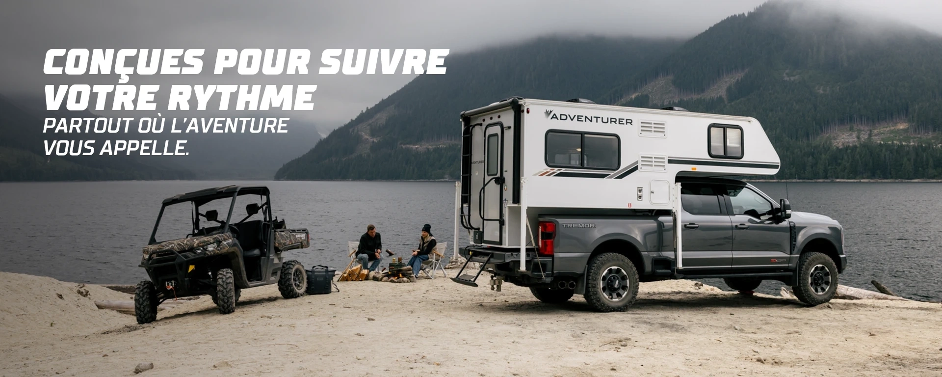 Conçues pour suivre votre rythme, partout où l’aventure vous appelle. alt