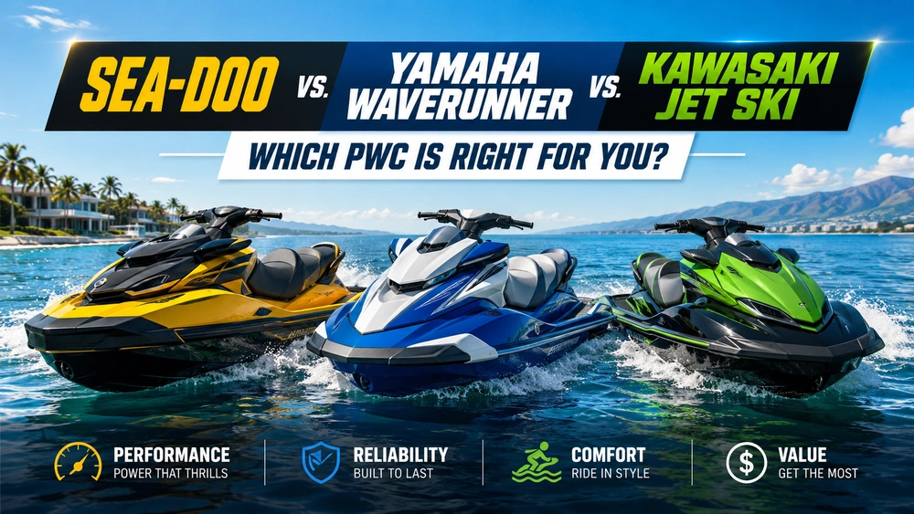 Sea-Doo vs Yamaha WaveRunner vs Kawasaki Jet Ski alt