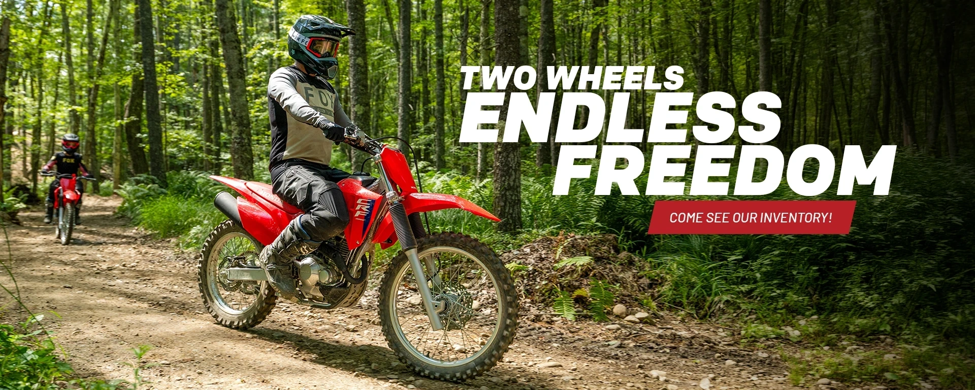 Two wheels. Endless freedom. alt