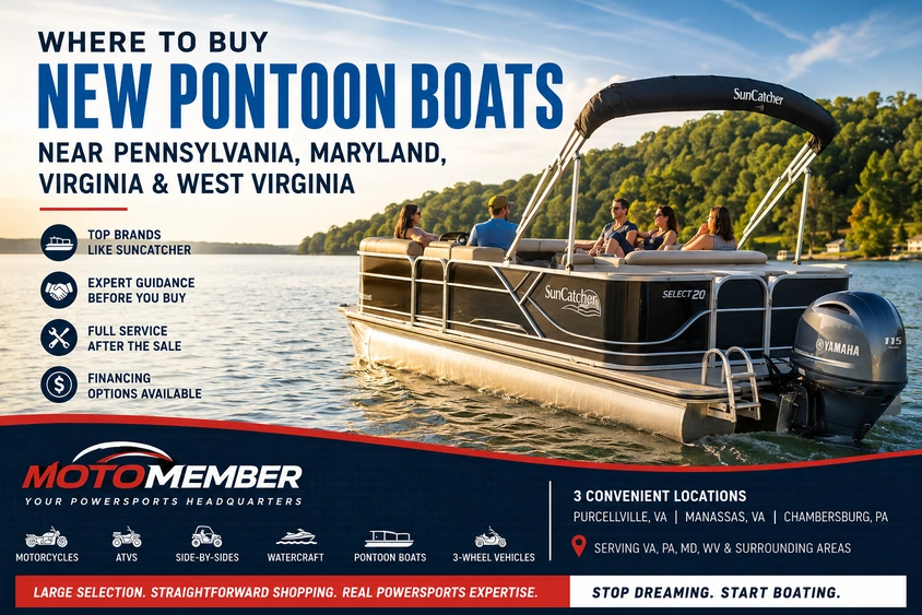 Where to Buy New Pontoon Boats Near PA, MD, VA & WV alt