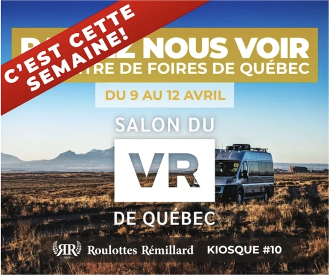 We look forward to seeing you at the Quebec RV Show — come visit us at booth #10! alt