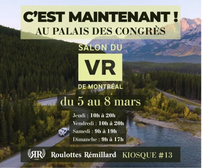IT’S HAPPENING NOW! ROULOTTES RÉMILLARD AT THE 2026 RV SHOW! alt