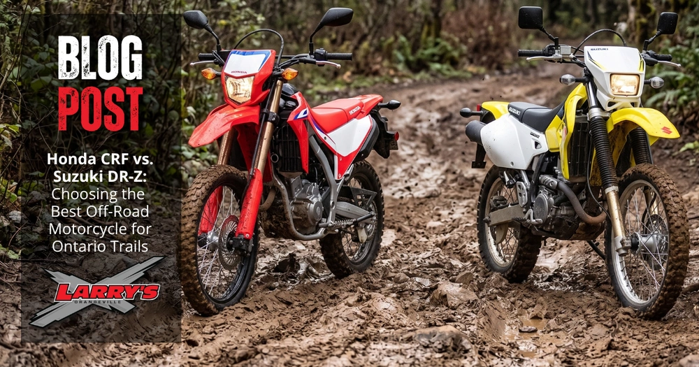 Honda CRF vs. Suzuki DR-Z: Choosing the Best Off-Road Motorcycle for Ontario Trails alt