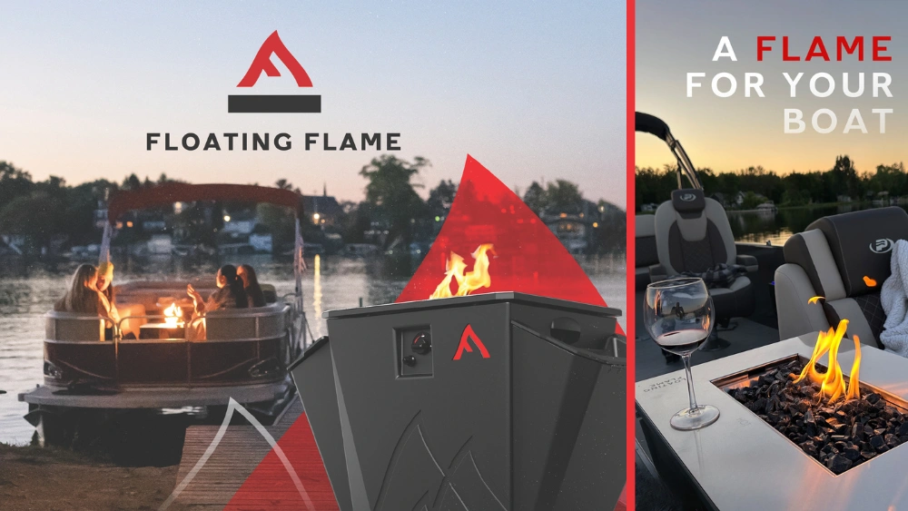 This Year’s Must-Have Pontoon, Cottage and Camping Accessory: The Floating Flame Portable Firepit alt