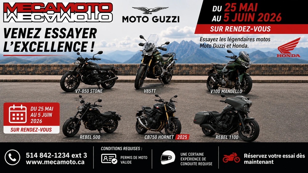 Venez essayer l’excellence sur deux roues chez MECAMOTO ! alt