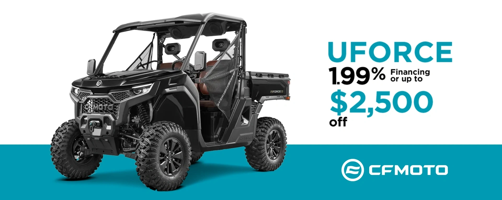 CFMOTO - UFORCE - 1,99% Financing or Up to $2,500 OFF alt