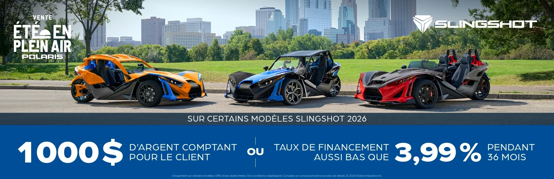 Promo All Out Summer - Modèles Slingshot 2026 alt